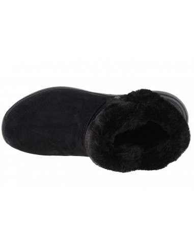 Skechers Go Midtown So Plush Γυναικεία Μποτάκια με Γούνα Μαύρα 144271-BBK
