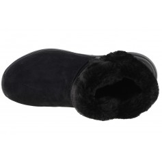 Skechers Go Midtown So Plush Γυναικεία Μποτάκια με Γούνα Μαύρα 144271-BBK