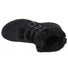Skechers Ultra Buckle Up Γυναικεία Μποτάκια με Πλατφόρμα & Γούνα Μαύρα 144154-BBK