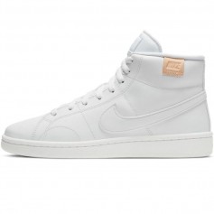 Nike Court Royale 2 Mid Γυναικεία Μποτάκια Λευκά CT1725-100