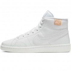 Nike Court Royale 2 Mid Γυναικεία Μποτάκια Λευκά CT1725-100