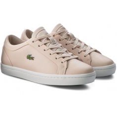 Lacoste Straightset Lace 317 Γυναικεία Sneakers Μπεζ 7-34CAW006015J