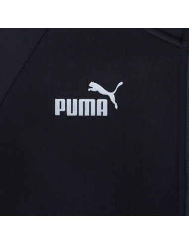 Puma TeamFinal Ανδρική Ζακέτα με Φερμουάρ και Κουκούλα Navy Μπλε 657383-06