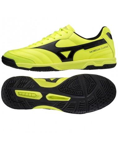 Mizuno Morelia Sala Classic IN Q1GA220245 Χαμηλά Ποδοσφαιρικά Παπούτσια Σάλας Κίτρινα