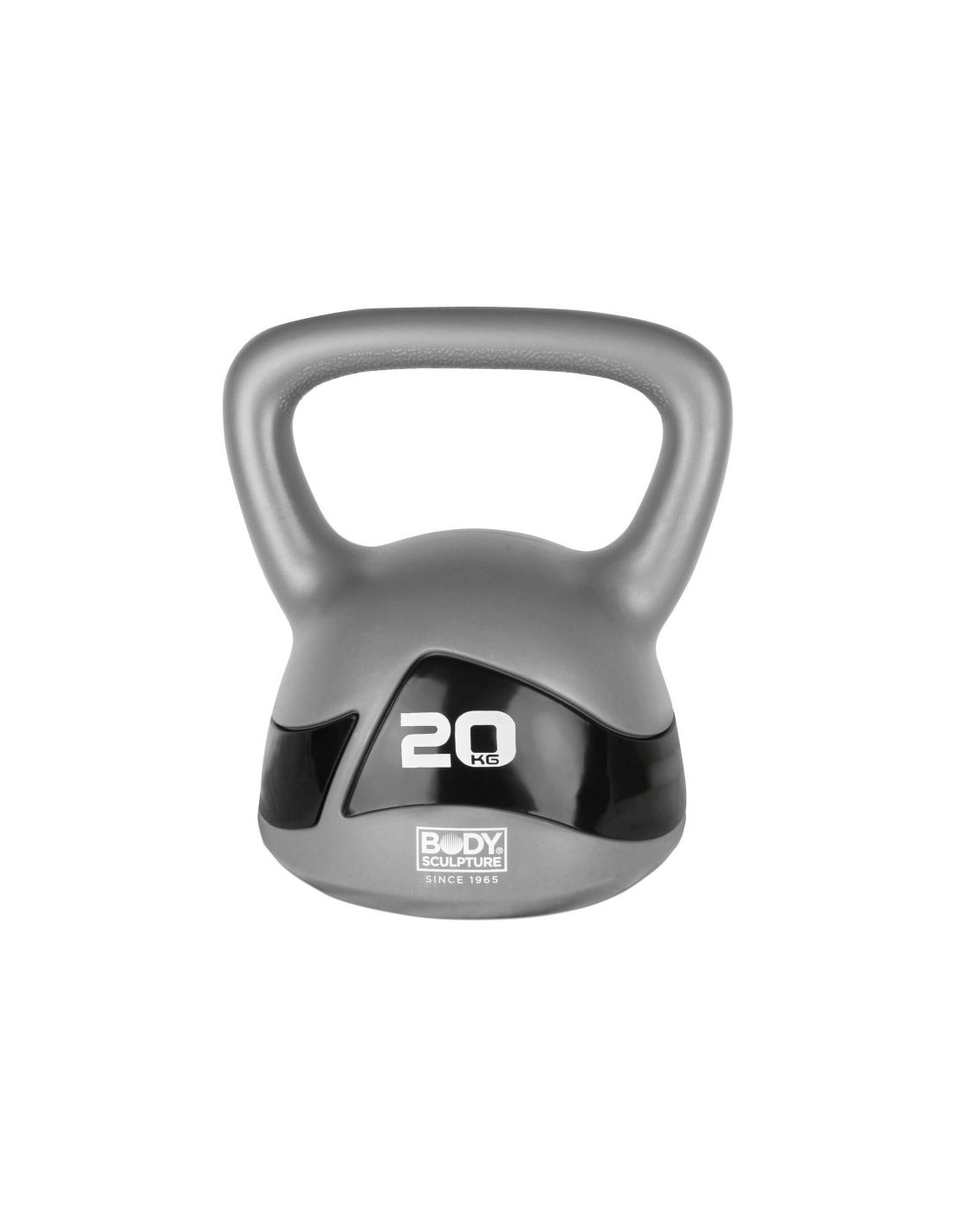 Kettlebell Body Sculpture BW117 - Poignée Large - Coque Plastique Confort - Pour Fitness Et Musculation