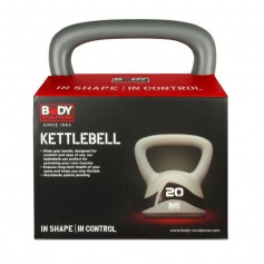 Body Sculpture BW-117 Kettlebell από PVC 20kg Γκρι