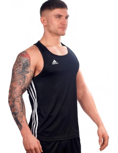 Adidas Boxing Ανδρική Μπλούζα Αμάνικη Μαύρη ADIBTT02