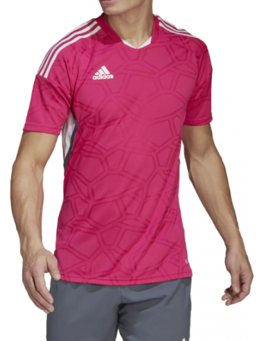 Adidas Condivo 22 Αθλητικό Ανδρικό T-shirt Μπορντό με Λογότυπο HE2947