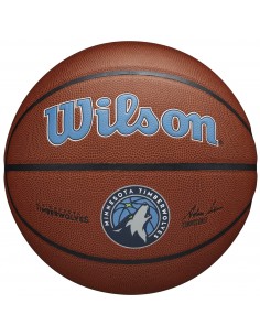 Wilson NBA Minnesota Timberwolves Μπάλα Μπάσκετ Indoor/Outdoor WTB3100XBMIN