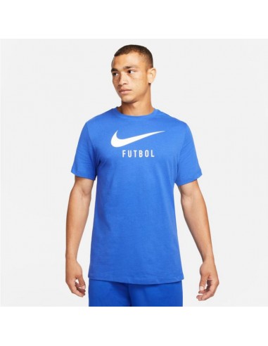 Nike Ανδρικό T-shirt Μπλε με Λογότυπο DH3890-480