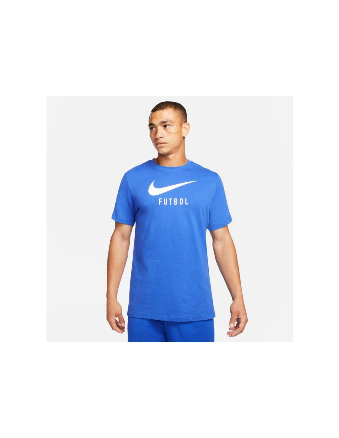 Nike Ανδρικό T-shirt Μπλε με Λογότυπο DH3890-480