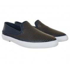 Lacoste Δερμάτινα Γυναικεία Slip-On Navy Μπλε 7-31CAW01272M3