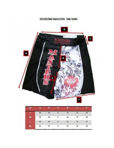 MMA Shorts Masters Jr KidsSM5000 065000M