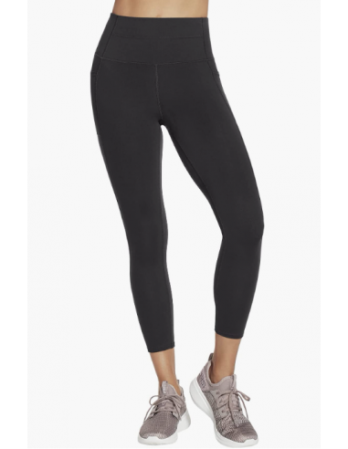 Skechers Training Γυναικείο Cropped Κολάν Ψηλόμεσο Μαύρο W03LG31B-BLK