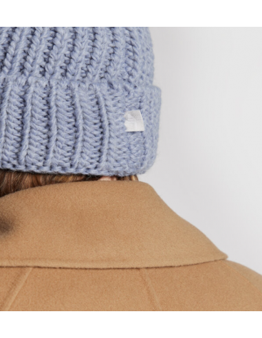 4F Beanie Ανδρικός Σκούφος με Πλεξούδες σε Μπλε χρώμα H4Z22-CAD017-32S