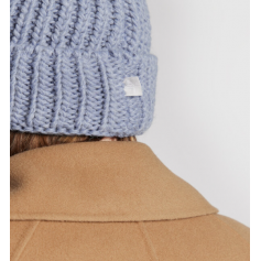 4F Beanie Ανδρικός Σκούφος με Πλεξούδες σε Μπλε χρώμα H4Z22-CAD017-32S