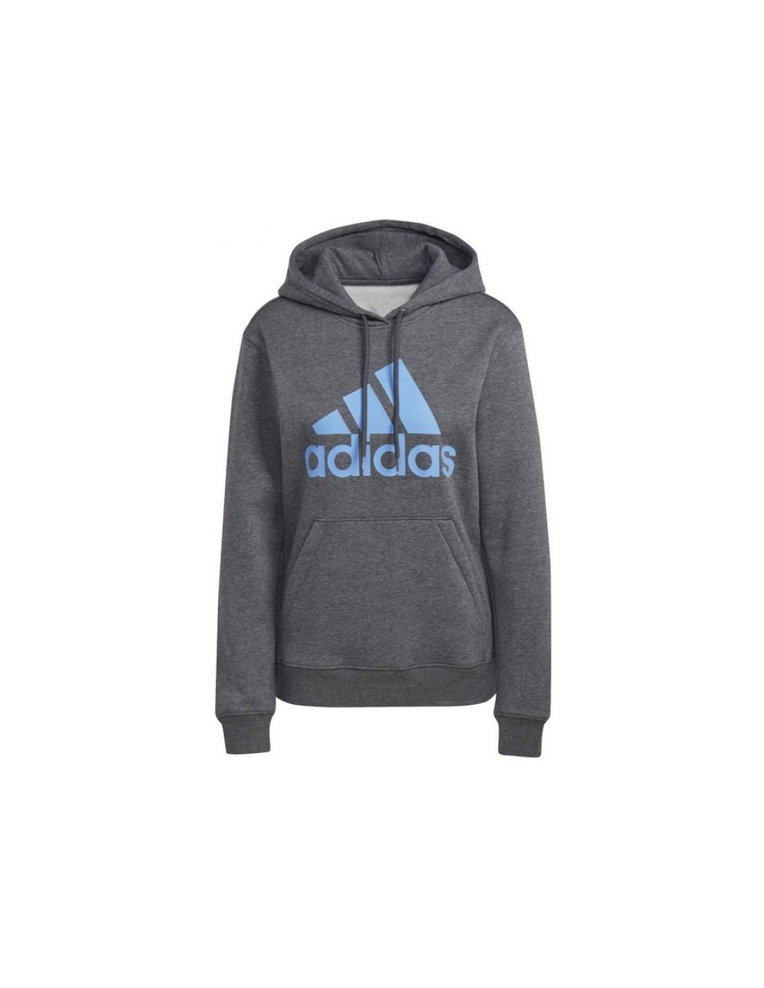 Adidas Ανδρικό Φούτερ με Κουκούλα Γκρι IC9845