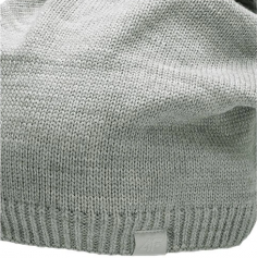 4F Pom Pom Beanie Ανδρικός Σκούφος Πλεκτός σε Γκρι χρώμα H4Z22-CAD009-27M