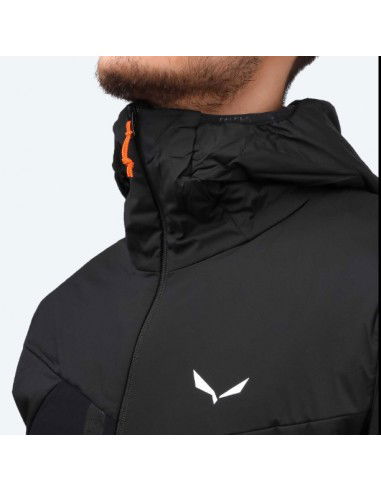 Salewa Ortles Tirolwool Ανδρικό Χειμωνιάτικο Μπουφάν Μαύρο 28180-0910