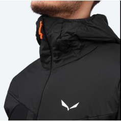 Salewa Ortles Tirolwool Ανδρικό Χειμωνιάτικο Μπουφάν Μαύρο 28180-0910