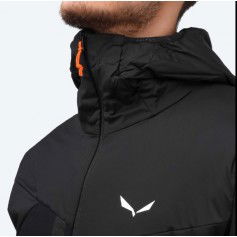 Salewa Ortles Tirolwool Ανδρικό Χειμωνιάτικο Μπουφάν Μαύρο 28180-0910