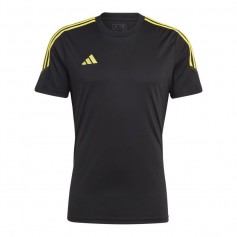 Adidas Club Jersey Αθλητικό Ανδρικό T-shirt Μαύρο Μονόχρωμο IC1589