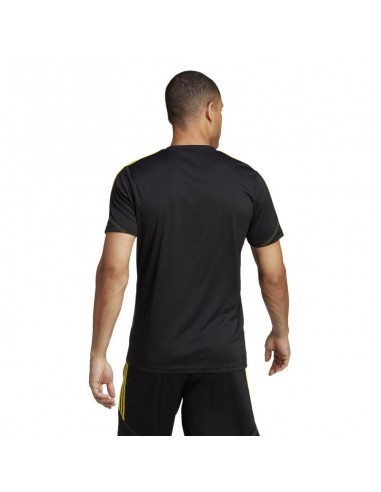 Adidas Club Jersey Αθλητικό Ανδρικό T-shirt Μαύρο Μονόχρωμο IC1589