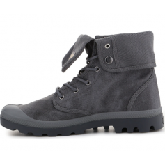 Palladium Pampa Baggy Δερμάτινα Γυναικεία Αρβυλάκια Μαύρα 77213-068-M