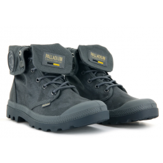 Palladium Pampa Baggy Δερμάτινα Γυναικεία Αρβυλάκια Μαύρα 77213-068-M