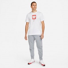 Nike Poland Crest Ανδρικό T-shirt Λευκό με Στάμπα DH7604-100
