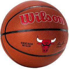 Wilson ΝΒΑ Chicago Bulls Μπάλα Μπάσκετ Indoor/Outdoor WTB3100XBCHI