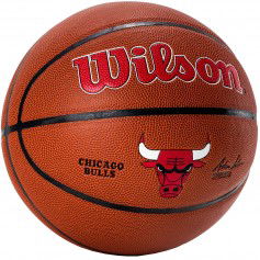 Wilson ΝΒΑ Chicago Bulls Μπάλα Μπάσκετ Indoor/Outdoor WTB3100XBCHI