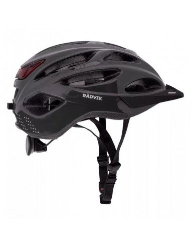 Radvik Stoot 92800354315 Κράνος Ποδηλάτου Δρόμου με LED Φωτάκι Γκρι