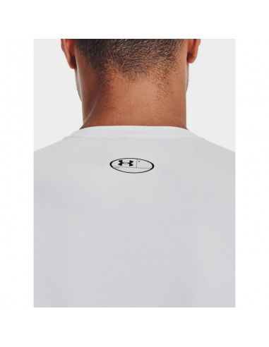 Under Armour HeatGear Armour 1361524-100 Ανδρική Ισοθερμική Μακρυμάνικη Μπλούζα Compression Λευκή