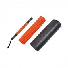 Body Sculpture Roller Yoga Massage 3 In 1 BB-0231 Σετ Foam Rollers Πολύχρωμο 46cm