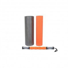 Body Sculpture Roller Yoga Massage 3 In 1 BB-0231 Σετ Foam Rollers Πολύχρωμο 46cm