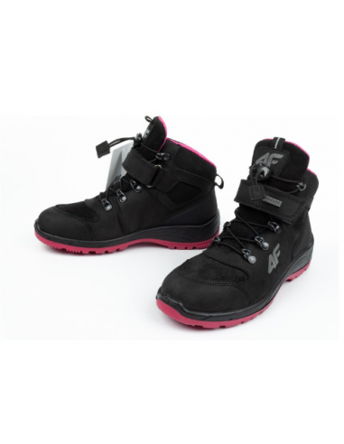 4F Παιδικά Μποτάκια Πεζοπορίας Μαύρα HJZ21-JOBMW251-21S