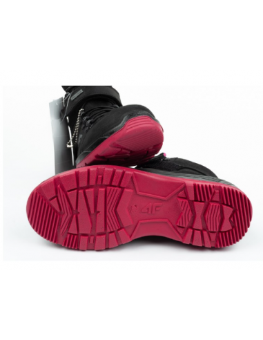 4F Παιδικά Μποτάκια Πεζοπορίας Μαύρα HJZ21-JOBMW251-21S