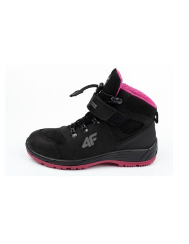 4F Παιδικά Μποτάκια Πεζοπορίας Μαύρα HJZ21-JOBMW251-21S