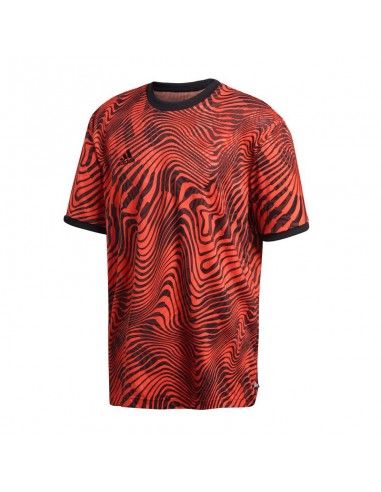 Adidas Tango Jersey Ανδρικό T-shirt Hi-Res Red με Στάμπα CW7397