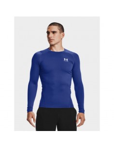 Under Armour HeatGear Armour 1361524-400 Ανδρική Ισοθερμική Μακρυμάνικη Μπλούζα Compression Μπλε