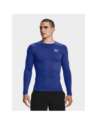 Under Armour HeatGear Armour 1361524-400 Ανδρική Ισοθερμική Μακρυμάνικη Μπλούζα Compression Μπλε