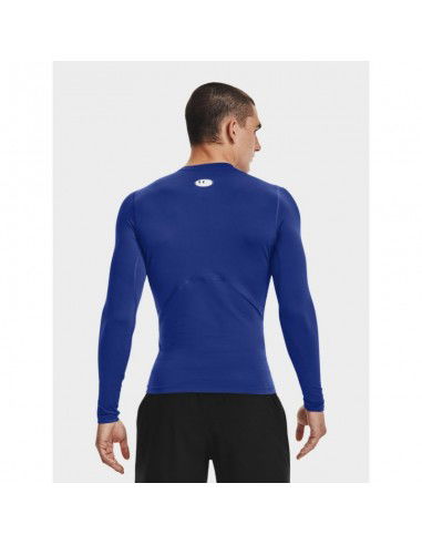Under Armour HeatGear Armour 1361524-400 Ανδρική Ισοθερμική Μακρυμάνικη Μπλούζα Compression Μπλε