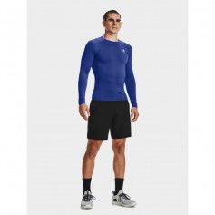 Under Armour HeatGear Armour 1361524-400 Ανδρική Ισοθερμική Μακρυμάνικη Μπλούζα Compression Μπλε