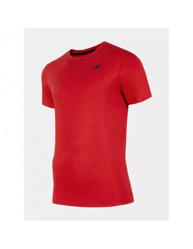 4F Ανδρικό T-shirt Κόκκινο με Στάμπα H4Z22-TSMF351-62S