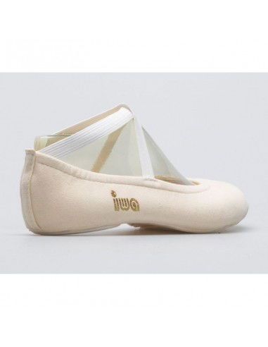 Gymnastic ballet shoes IWA 302 cream