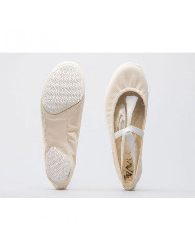 Gymnastic ballet shoes IWA 302 cream