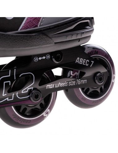 Coolslide 92800438990 Inline Αυξομειούμενα Rollers Μαύρα Ενηλίκων