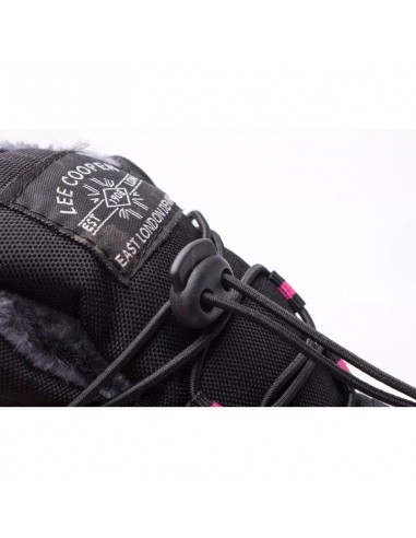 Lee Cooper Παιδικές Μπότες Χιονιού με Κορδόνια Μαύρες LCJ-21-44-0523K