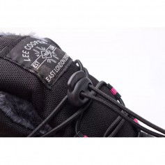 Lee Cooper Παιδικές Μπότες Χιονιού με Κορδόνια Μαύρες LCJ-21-44-0523K